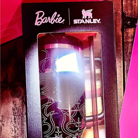 Authentic Special edition Barbie Stanley 40oz Quencher- ‘80s Western Ken. - Picture 1 of 4